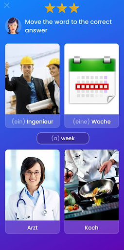 Mondly German lesson